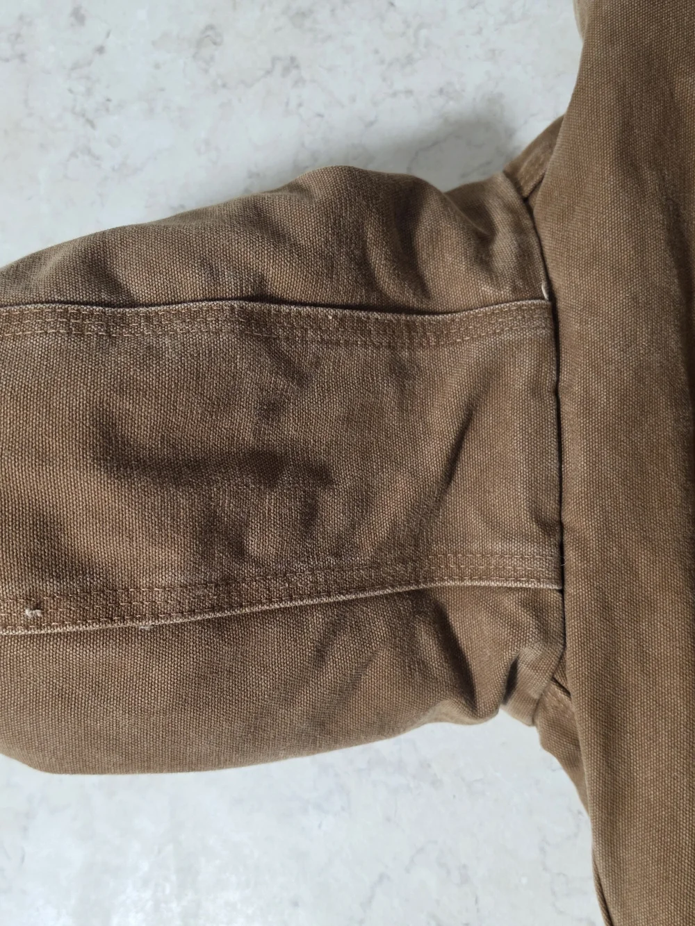 Carhartt J130 brown hooded work wear jacket Medium